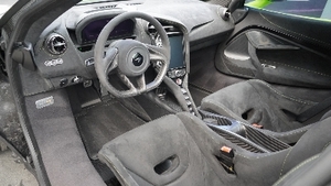 Carbon Black Alcantara - Green StitchingInterior image