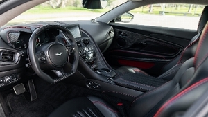 Pure Black Leather - Spicy Red StitchingInterior image