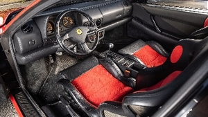 Black Leather - Red ClothInterior image