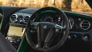 Beluga Leather - Green StitchingInterior image