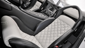 Black / White LeatherInterior image