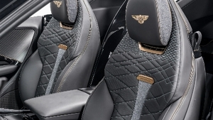 Beluga Leather / Grey Tweet - Beluga / Bronze PipingInterior image