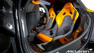 Black Alcantara / Orange LeatherInterior image