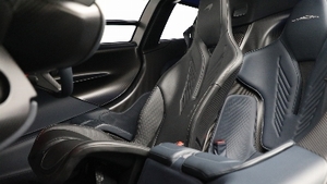 Black / Blue LeatherInterior image