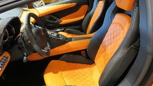 Black / Orange LeatherInterior image