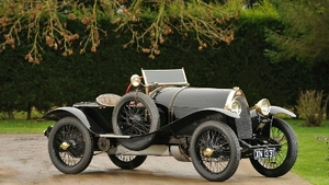 1913 Bugatti 18 Black Bess Sports Car 1:43 Scale Diecast Model by