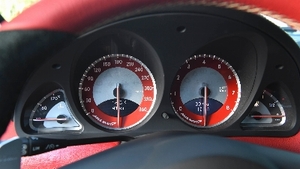 Red Leather - White StitchingInterior image