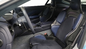 Aurora Blue / Dark Knight Leather / Alcantara - Cote d Azur Blue StitchingInterior image