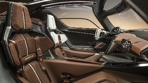 Andaluz Brown Leather / Fabric - Kalahari Grey Leather / FabricInterior image