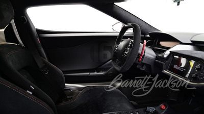 Ebony Alcantara - Red / Gold StitchingInterior image