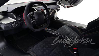 Ebony Alcantara - Red / Gold StitchingInterior image