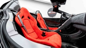 Carbon Black / Red Alcantara - Red StitchingInterior image