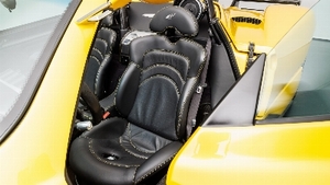 Black Leather - Yellow StitchingInterior image