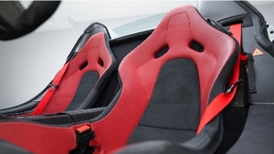 Carbon Black Alcantara / Harissa Red Leather - Carbon Black / Harissa Red StitchingInterior image