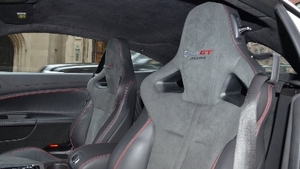 Charcoal Alcantara / Leather - Red PipingInterior image