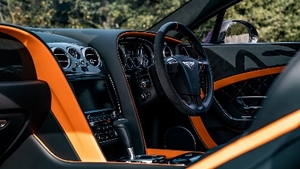 Tangerine / Black LeatherInterior image