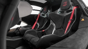 Black Alcantara / Red AccentsInterior image