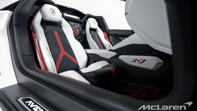 Black / Red / White Alcantara - Red StitchingInterior image