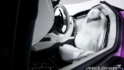 Bianco / Nero Leather - Viola SE30 StitchingInterior image