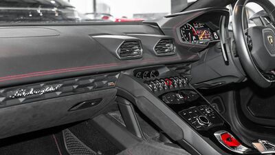 Black Alcantara - Red StitchingInterior image