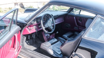 Black / Magenta LeatherInterior image