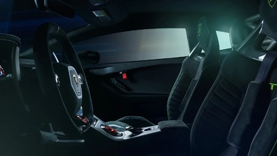 Nero Ade Alcantara - Verde Fauns Stitching / PipingInterior image