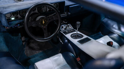 Bleu Notte Espada / Bianco Hide LeatherInterior image