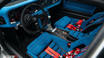 Blue Alcantara - Red StitchingInterior image