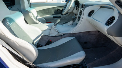 White / Black LeatherInterior image