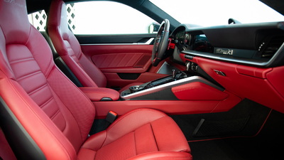 Black / Red Leather - Red StitchingInterior image