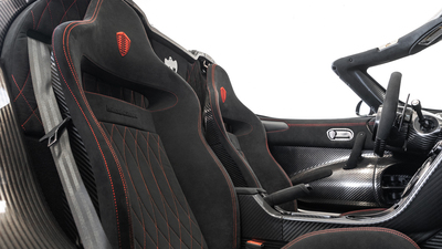 Black Alcantara - Red StitchingInterior image