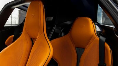 Black / Orange LeatherInterior image