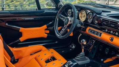 Blood Orange LeatherInterior image