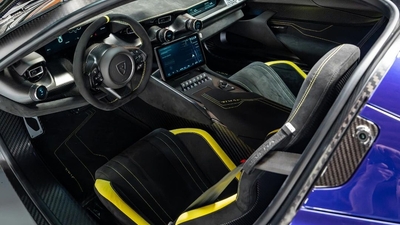 Black / Blue AlcantaraInterior image