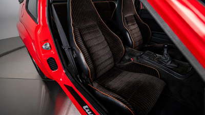 Black Alcantara - Red InsertsInterior image