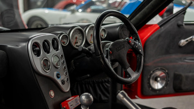 Black Alcantara - Red StitchingInterior image