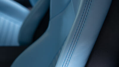 Azzurro La Plata / Blu Sterling Leather - Blu / Light Blu StitchingInterior image