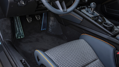 Graphite Blue LeatherInterior image