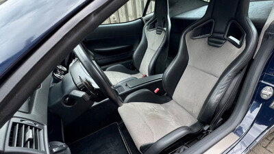 Carbon Black Leather - Graphite Grey and Deepsea Blue ClothInterior image