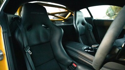 Black Exclusive Nappa Leather / DINAMICA - Silver StitchingInterior image