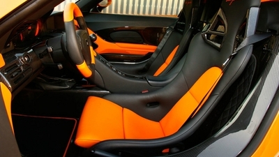 Black / Orange LeatherInterior image