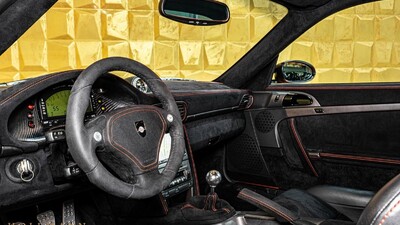 Black Alcantara - Red StitchingInterior image