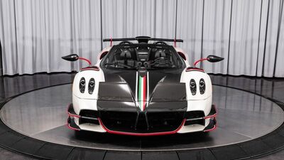 Bianco Benny / Crystal Clear Carbon Fiber - Tricolore Livery / Rosso MonzaColor image