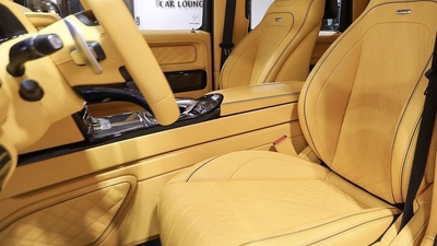 Yellow Leather - Black StitchingInterior image