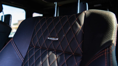 Designo Black Leather - Bronze StitchingInterior image