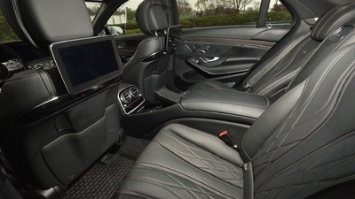 Exclusive Black Nappa Leather - Copper StitchingInterior image