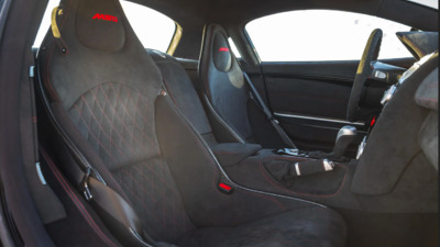 Black Alcantara - Red StitchingInterior image