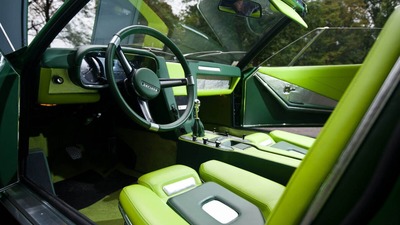 Lime Green / Dark Green LeatherInterior image