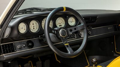 Black / Mustard Yellow LeatherInterior image