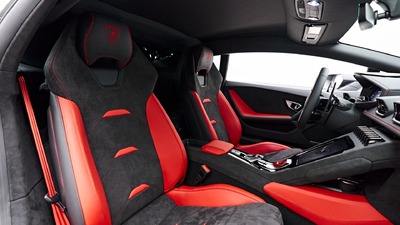 Nero Ade Alcantara / Leather - Rosso Alala Leather - Rosso Alala Stitching / PipingInterior image